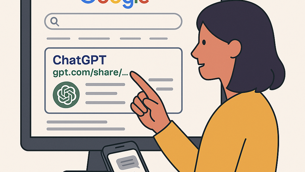 Plötzlich öffentlich – Der Moment, in dem deine KI-Unterhaltung bei Google landet