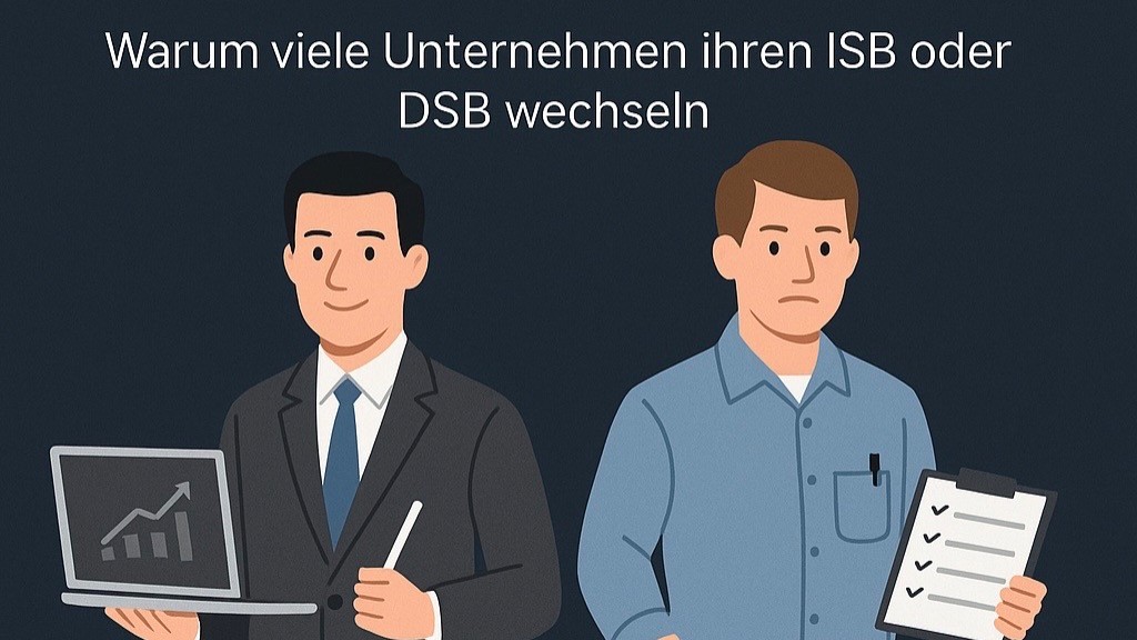 Warum Unternehmen ihren externen ISB oder DSB wechseln und was das über die Branche verrät
