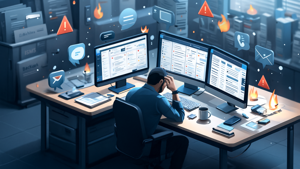IT im Dauer-Feuerwehrmodus: Warum viele Unternehmen ohne echtes IT-Service-Management auf der Bremse stehen