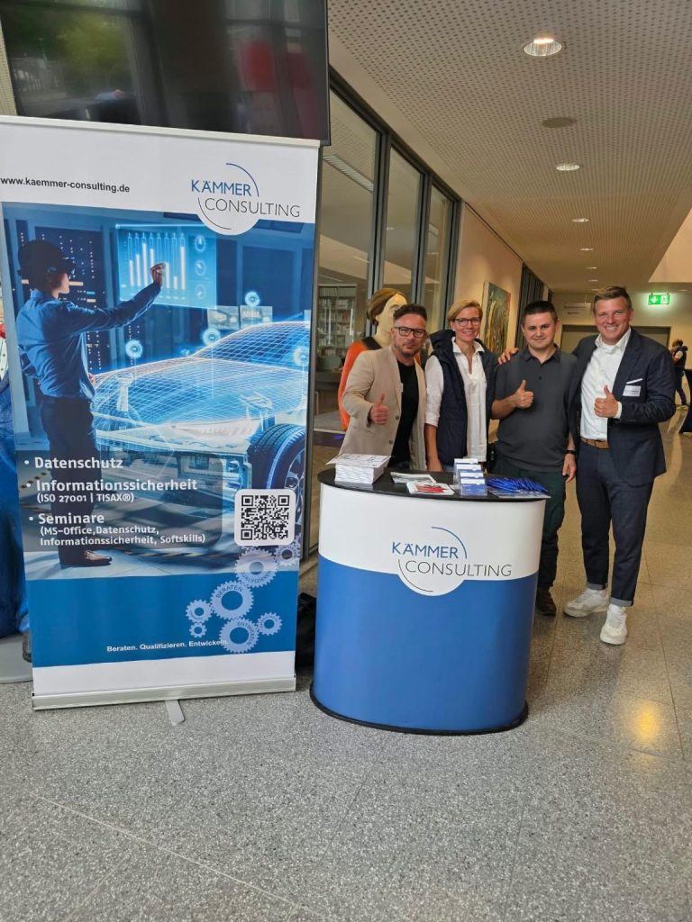 Team von Kämmer Consulting am Stand beim IT- und Digitalisierungstag Region 38 2026 in der WelfenAkademie Braunschweig